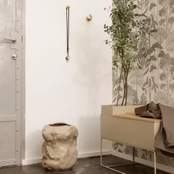 Hot Ferm Living Gancho Mushroom, Latón Color dorado