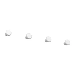 Clearance Essem Design Gancho pequeño Classic 4-pack, Blanco