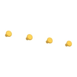 Best Essem Design Gancho pequeño Classic 4-pack, Sun yellow Amarillo