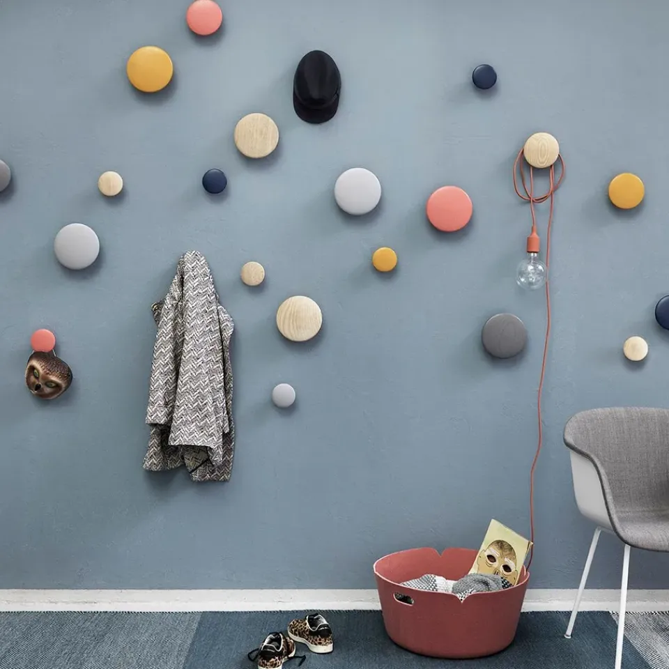 Best Muuto Gancho The Dots, fresno, mediano BeigeMarrón