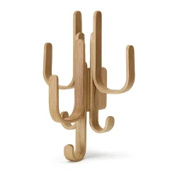 New Cooee Design Gancho Woody Three, Oak Marrón