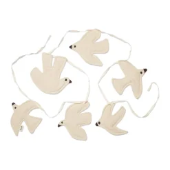 Sale Ferm Living Guirnalda Swif bird 220 cm, Undyed Beige