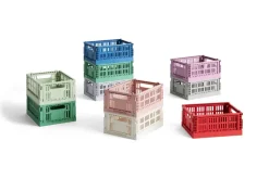 Best HAY Colour Crate Mini 2-pack 13x17 cm, Electric blue Azul