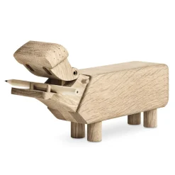 Hot Kay Bojesen Denmark Hipopótamo de madera, roble Marrón