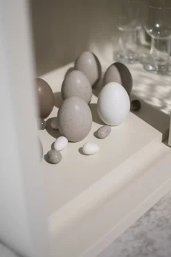 Best DBKD Huevo decorativo , Mole dot Gris
