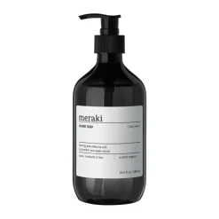 Meraki Jabón de manos 490 ml, Silky mist Negro