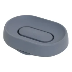 Discount Bosign Jabonera con drenaje oculto silicona large, Grafito Gris