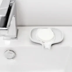 Discount Bosign Jabonera con drenaje Soap Saver Flow small, Blanco