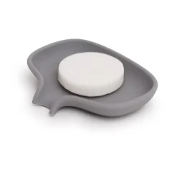 New Bosign Jabonera con drenaje Soap Saver Flow small, Gris