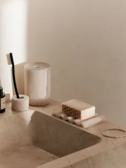 Online Ferm Living Jabonera Mist 9x14 cm, Pearl Beige