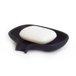 Online Bosign Jabonera silicona con pico para goteo, Negro