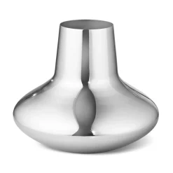 Outlet Georg Jensen Jarrón acero inoxidable Henning Koppel, mediano, 18,5 cm Plateado