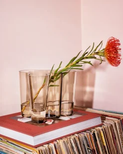 Iittala Jarrón Alvar Aalto 140 mm, Lino Beige