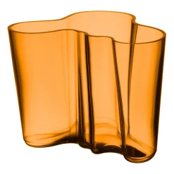 New Iittala Jarrón Alvar Aalto cobre, 160 mm Marrón