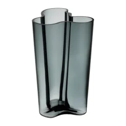 New Iittala Jarrón Alvar Aalto, oscuro, 251 mm Gris