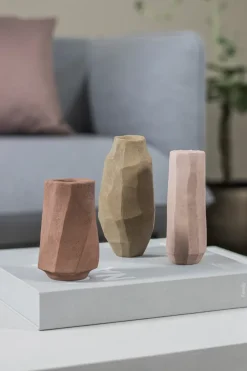 Sale Mette Ditmer Jarrón Art Piece Nuki C, Clay Marrón