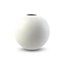 Cooee Design Jarrón Ball , 10 cm Blanco