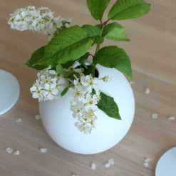 Cooee Design Jarrón Ball , 8 cm Blanco