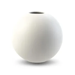 Hot Cooee Design Jarrón Ball , 20 cm Blanco
