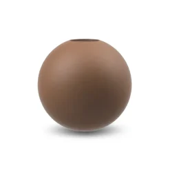 Outlet Cooee Design Jarrón Ball coconut, 10 cm Marrón