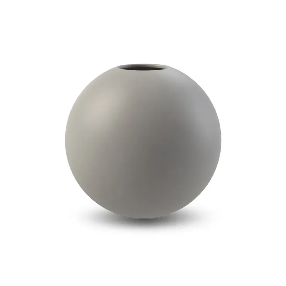 New Cooee Design Jarrón Ball , 10 cm Gris