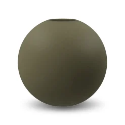 Online Cooee Design Jarrón Ball olive, 20 cm Verde