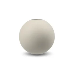 Discount Cooee Design Jarrón Ball shell, 8 cm Gris