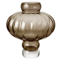 Best Louise Roe Jarrón Balloon 40 cm, Smoke Marrón
