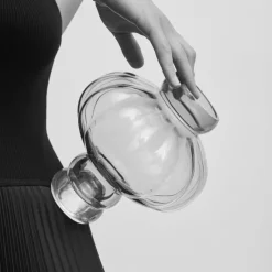 New Louise Roe Jarrón Balloon 20 cm, Transparente