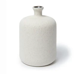 Clearance Lindform Jarrón Bottle, Sand white, medium Blanco