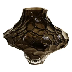 Hein Studio Jarrón Canyon Large 23 cm, New smoke Gris