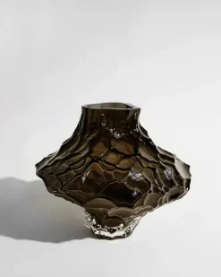 Hein Studio Jarrón Canyon Large 23 cm, New smoke Gris