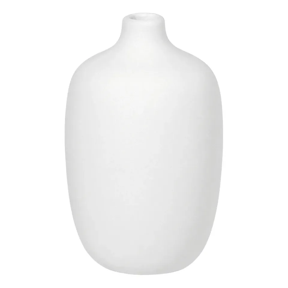 New Blomus Jarrón Ceola 13 cm, Blanco