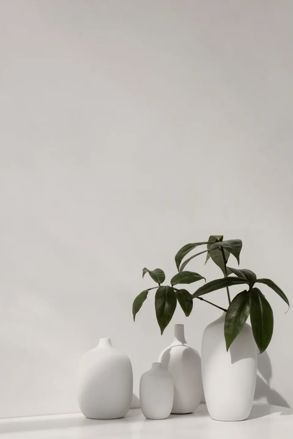 New Blomus Jarrón Ceola 13 cm, Blanco