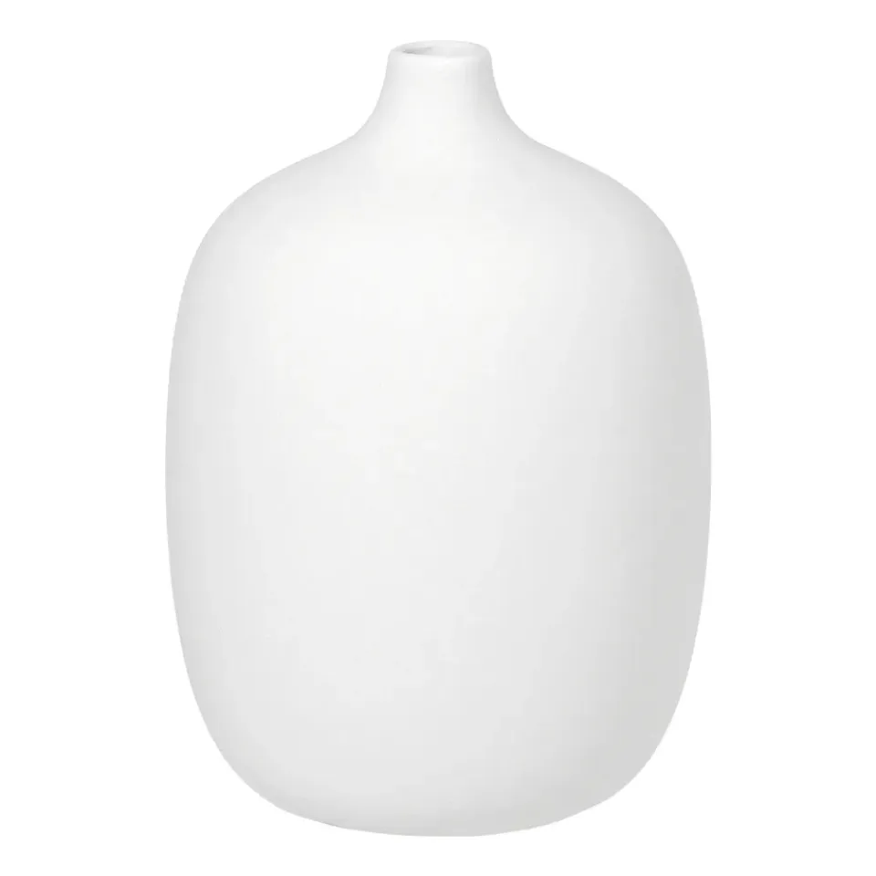 Best Blomus Jarrón Ceola 18,5 cm, Blanco