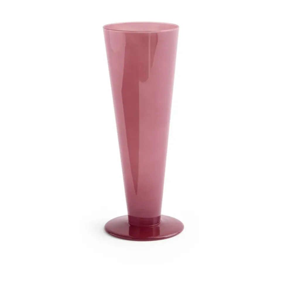 Outlet HAY Jarrón Conical, Rose-dark red, medium Multi