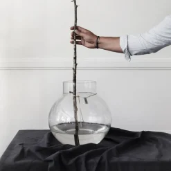 Online ERNST Jarrón de vidrio H37 cm Ø38 cm, Transparente