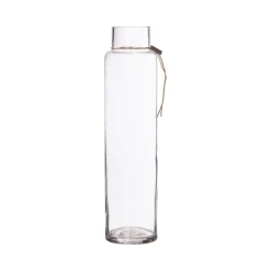 Discount ERNST Jarrón de vidrio , Mediano, 45 cm Transparente