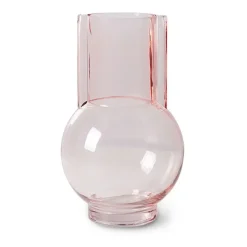 Sale HKliving Jarrón de vidrio HK Living 23 cm, pink Rosa