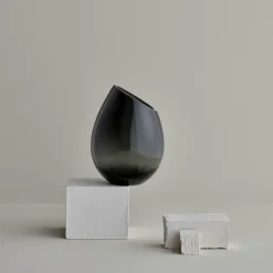 Sale Blomus Jarrón Drop grande, Smoke Gris