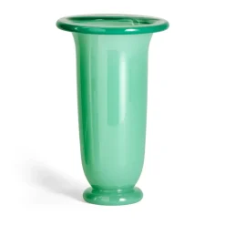 HAY Jarrón Empire, Large Green-dark green rim Multi