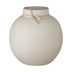 Clearance ERNST Jarrón gres natural, 22 cm Blanco