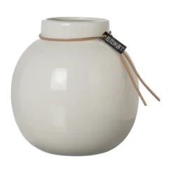 Best ERNST Jarrón esmaltado , Ø22 cm Blanco
