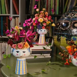 Clearance Bjørn Wiinblad Jarrón Eva 15 cm, Lila Púrpura
