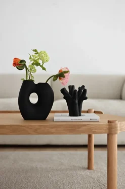 Sale Cooee Design Jarrón Frodig 20 cm, Black Negro
