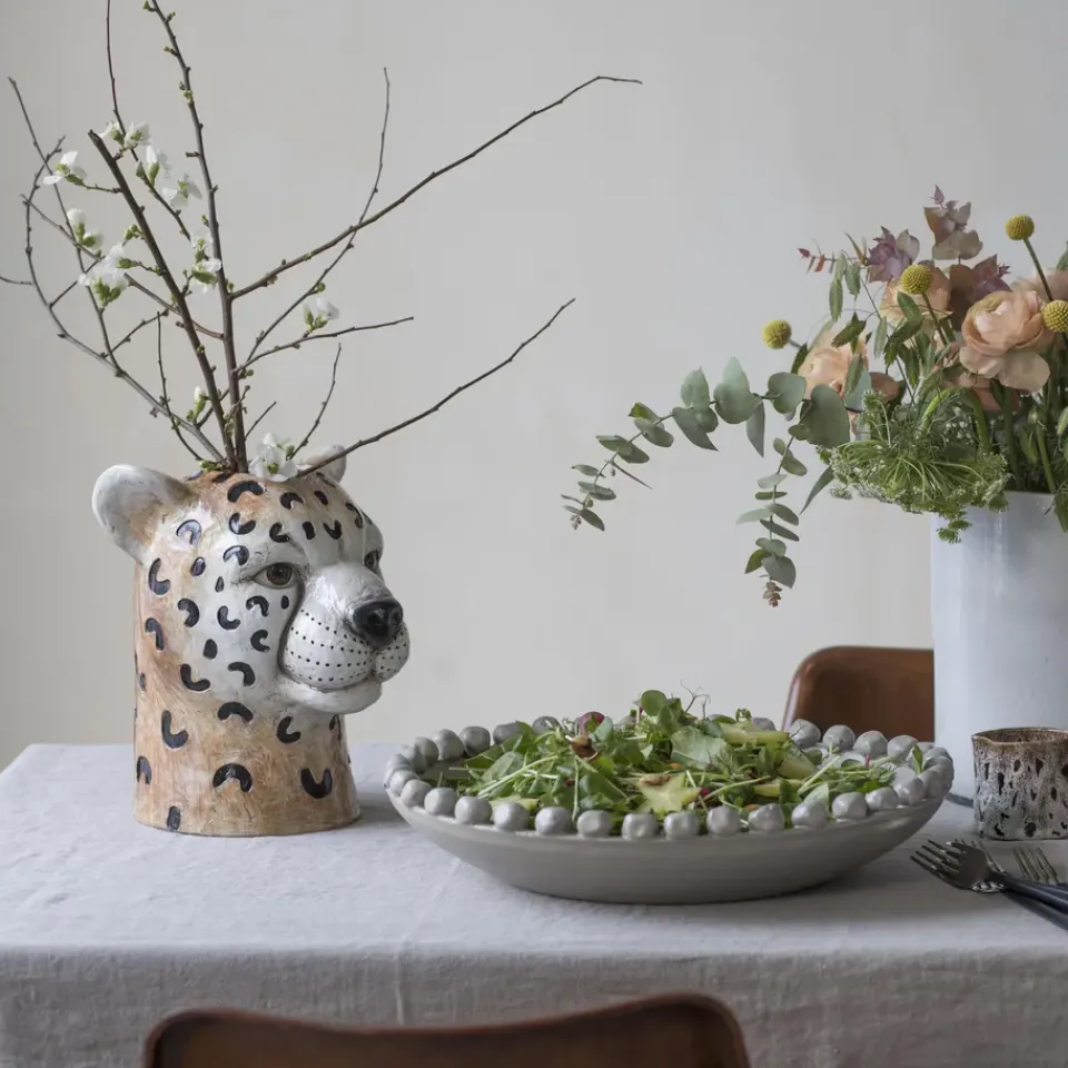Discount Byon Jarrón Gepard, pequeño BeigeMultiNegroBlanco