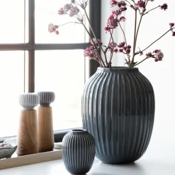 Outlet Kähler Jarrón Hammershøi grande, antracita Gris