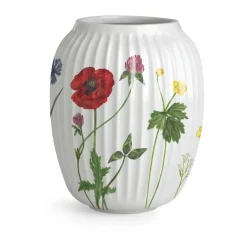 Sale Kähler Jarrón Hammershøi Summer 21 cm, Wild flowers Blanco