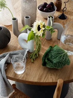 Sale Broste Copenhagen Jarrón Hector U Ø16 cm, Dove grey Beige