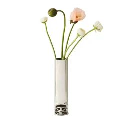 Online Design House Stockholm Jarrón Hydraulic 25 cm, Stainless steel, 25 cm Plateado
